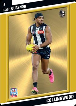 2024 AFL TeamCoach - Gold #12 Isaac Quaynor Front